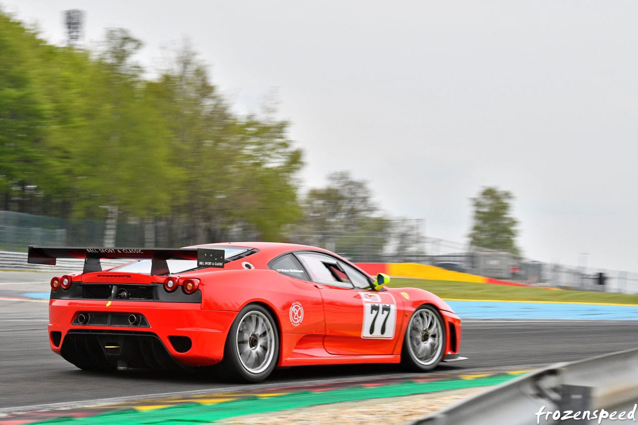 Ferrari F430 at Spa Racetrack